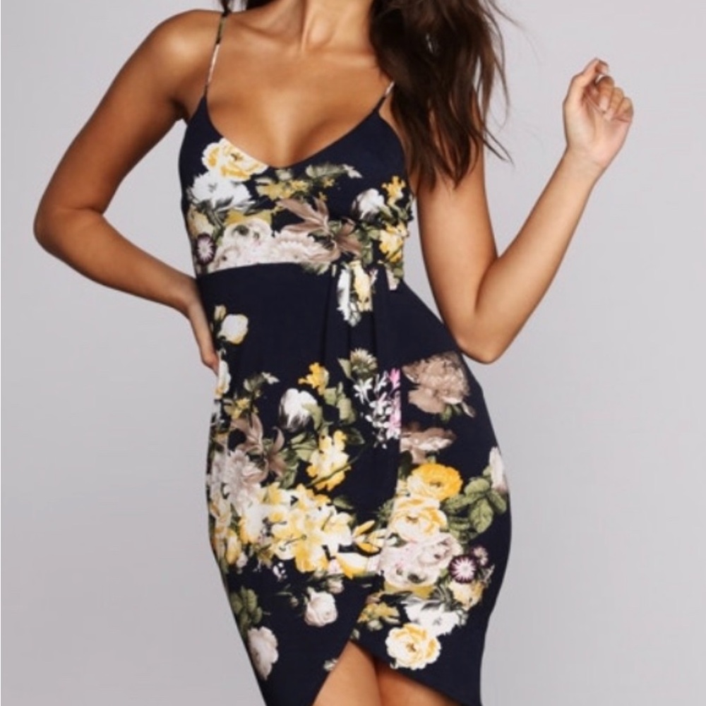 Windsor Navy Floral Mini Dress